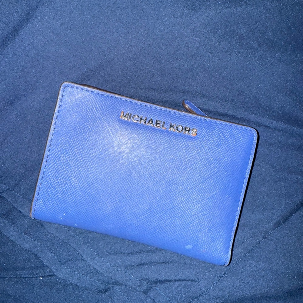 Michael Kors Vibrant Blue Card Holder